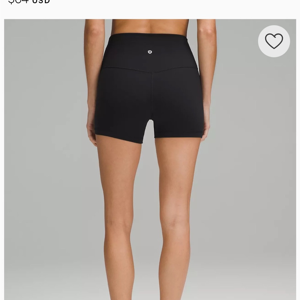 Lululemon Athletica Black Athletic Shorts
